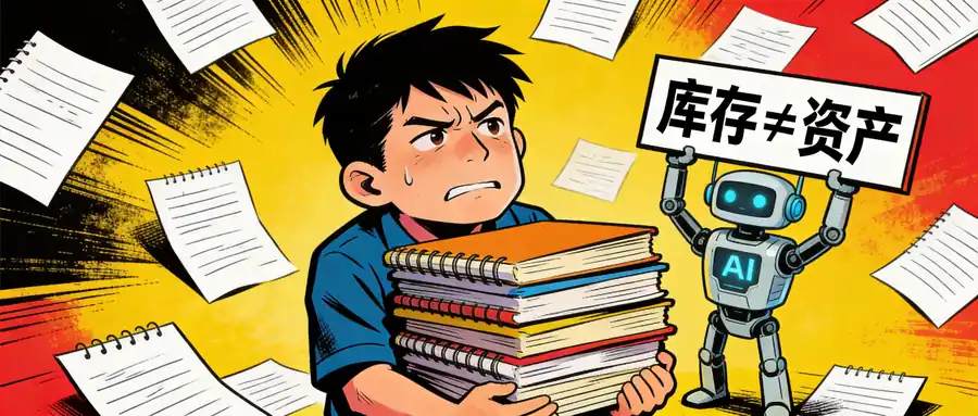 AI来了，存了多年的笔记，今天才知道——那都是库存，不是资产